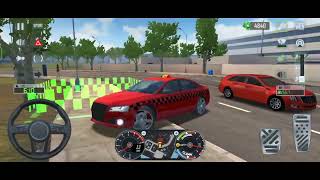 Red Taxi Car - Taxi sim 2022 - Android iOS gameplay screenshot 3