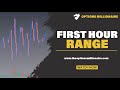 Easy system to increase consistency and awareness  first hour range