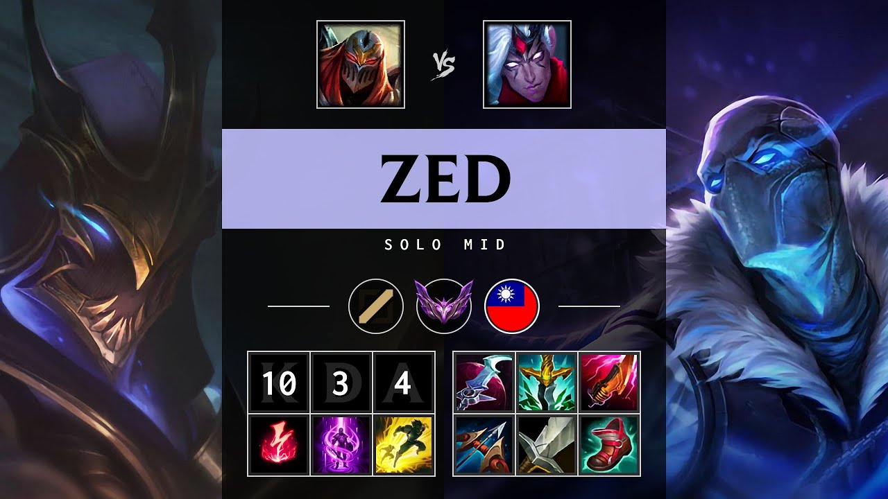 Zed Mid vs Varus: Unstoppable - TW Master Patch 14.24