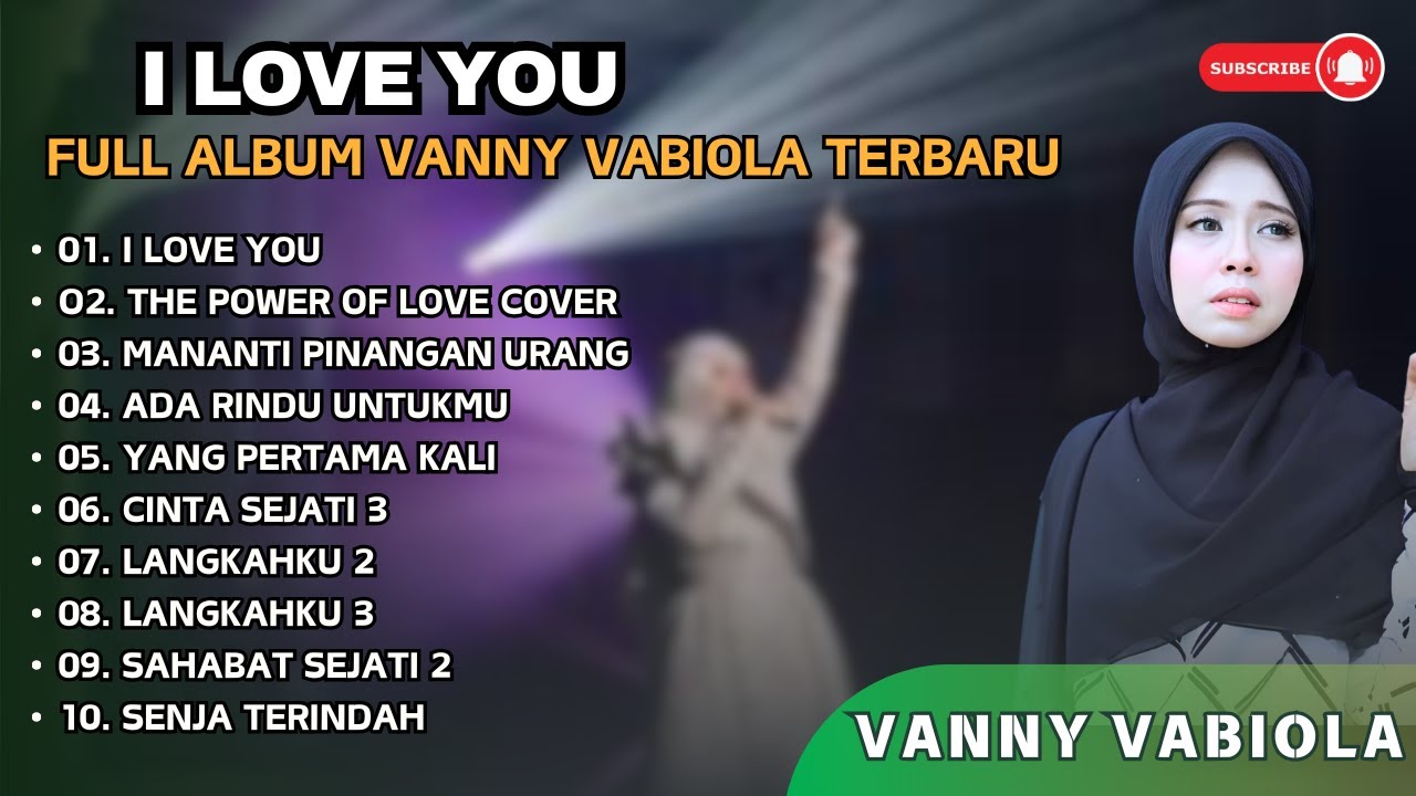 VANNY VABIOLA - I LOVE YOU - THE POWER OF LOVE - MENANTI PINANGAN URANG || LAGU POP TERPOPULER 2024