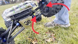 Traxxas E revo 2.0 shatters upgraded driveshafts
