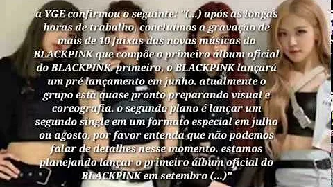 COMEBACK DO BLACKPINK+ FULL ALBUM (explicações)