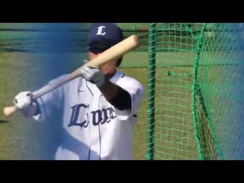 斉藤彰吾選手バント練習