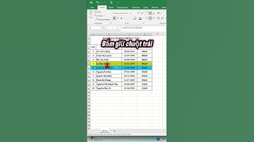 Cách Di Chuyển Dòng Cực Nhanh Trong Excel #kienthuc #excel #freefire #exceltips #tintuc #tinhoc #fyp