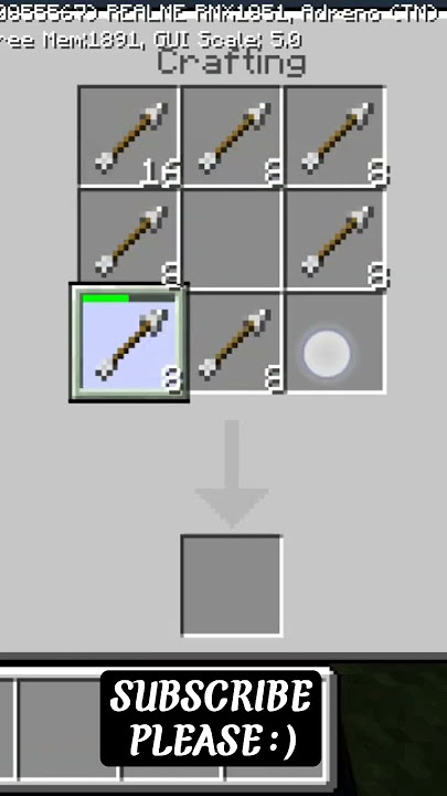 Minecraft How To Craft ARROW Of Jump boost #howto #minecraft #shorts