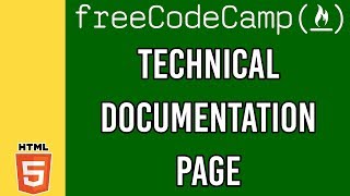 Technical Documentation Page | Responsive Web Design Principles FreeCodeCamp Certfication
