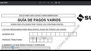 PAGA TU IMPUESTO EN EFECTIVO - SUNAT 2021