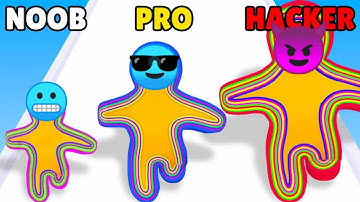 NOOB vs PRO vs HACKER - Stackman Run |Android , Ios Game
