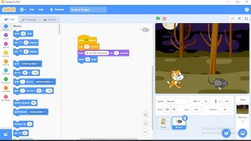 TWO SPRITES-CAT&MOUSE MOVE AND TALK TO EACH OTHER | latest computer videos | Latest IT videos | 2022