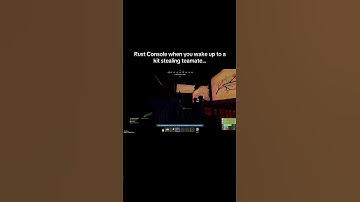 Rust Console when you wake up to a kit stealing teamate…#shorts #rust #rustconsole