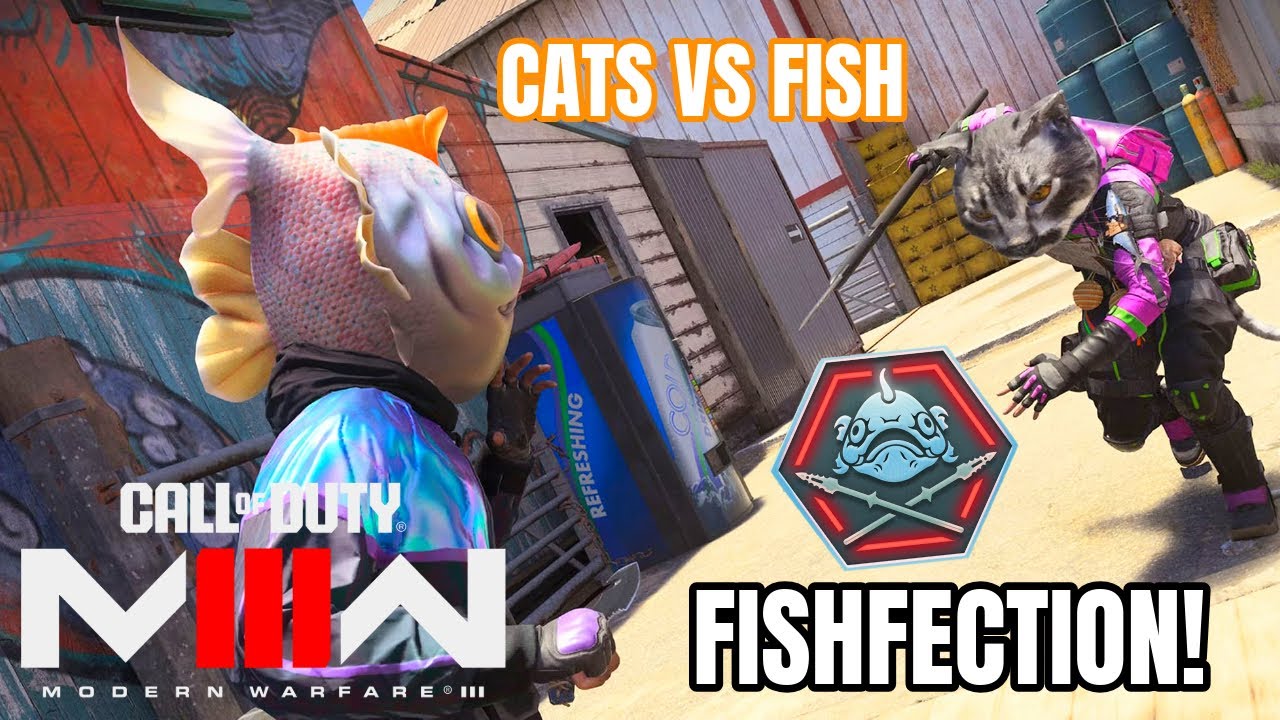 COD MW3: Fishfection Gameplay! Cats VS Fish New Infection Gamemode ...