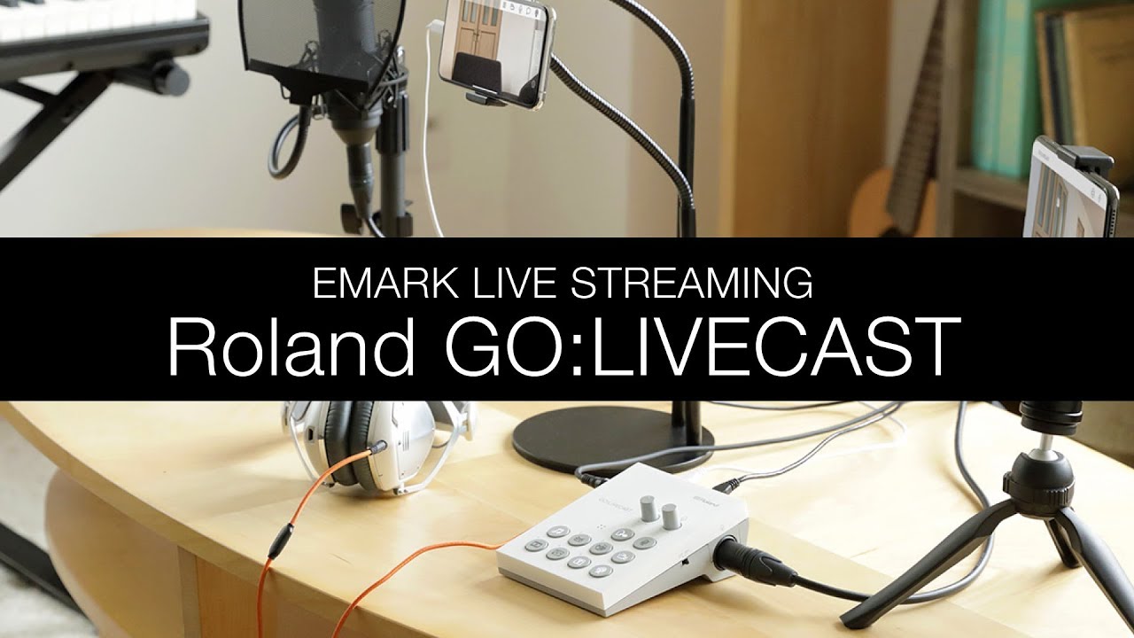Roland GO:LIVECAST スマホを2台使った簡易生配信 - YouTube