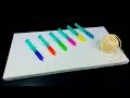 Oddly Satisfying Acrylic String Pulling Fluid Art Easy Pouring Mesmerizing Feather