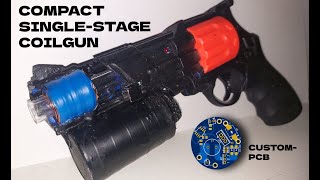 Simple, yet Powerful COILGUN Pistol. DIY