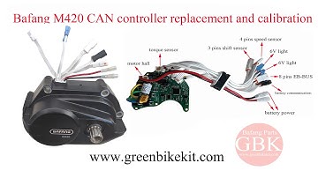 How to replace Bafang M420 CAN controller and calibrate the motor