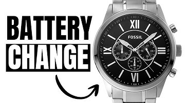 Fix Your Fossil Watch at Home! Battery Change + Strap Resize Guide