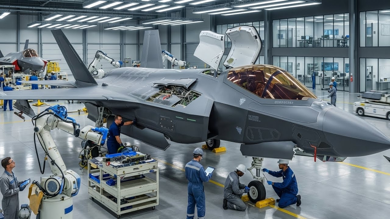 Inside the Factory: How the F-35 Lightning II Is Built — Stealth Fighter Jet Manufacturing