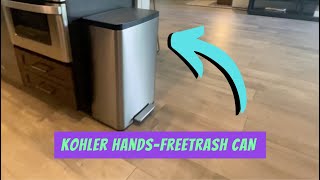 Kohler Hands-Free Trash Can with Foot Pedal REVIEW