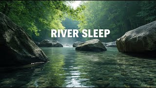 Tranquil River Flowing in Aomori Woods 🌧️ | Calming White Noise to Sleep Instantly