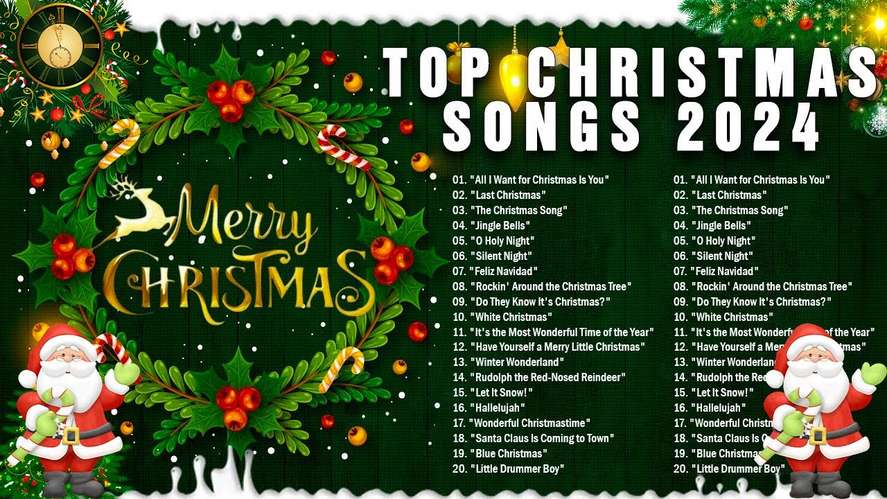 TOP Christmas Songs 🎅 BEST Christmas Song Playlist 🎄 Merry Christmas  Music Mix 🎁 