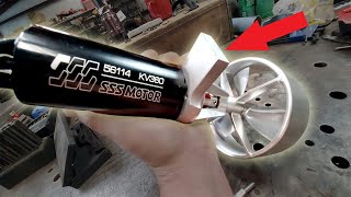Powerful Kayak Motor Build. Big Battery High Torque Machined Prop made for range and high TOP SPEED