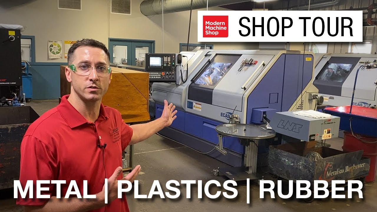 Inside of JRLON Working With Metal, Plastic and Rubber | Machine Shop ...