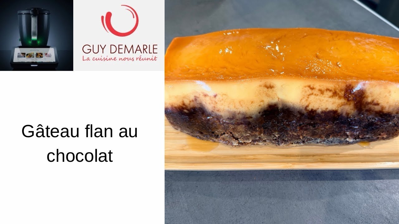 Gâteau flan au chocolat