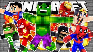 Minecraft but I am superhero (part || )