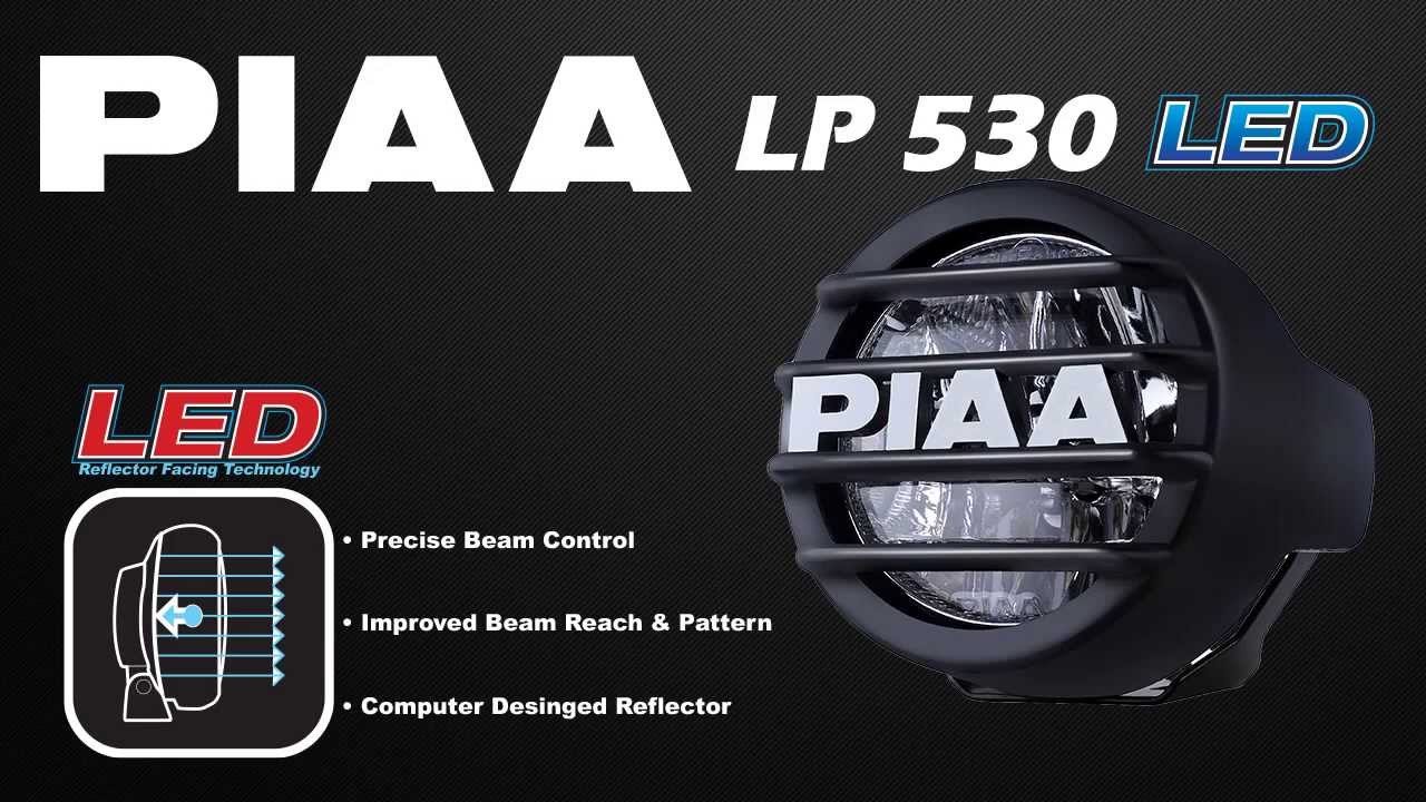 Achetez PIAA - PHARE LONGUE PORTEE LED LP570 AVEC GRILLE ALU PIAA