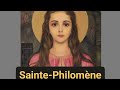 Lhistoire de saintephilomne