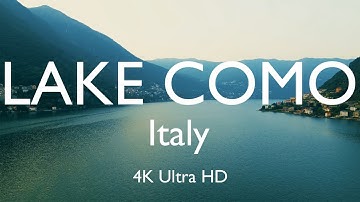 Lake Como, Italy by Drone 🇮🇹 [4K]