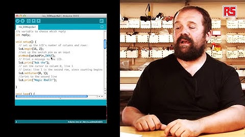 Arduino Video Tutorial - 07  Crystal Ball Magic Ball