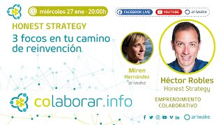 #COLABORAR: &quot;Honest Strategy, 3 focos en tu camino de reinvención&quot; | Héctor Robles