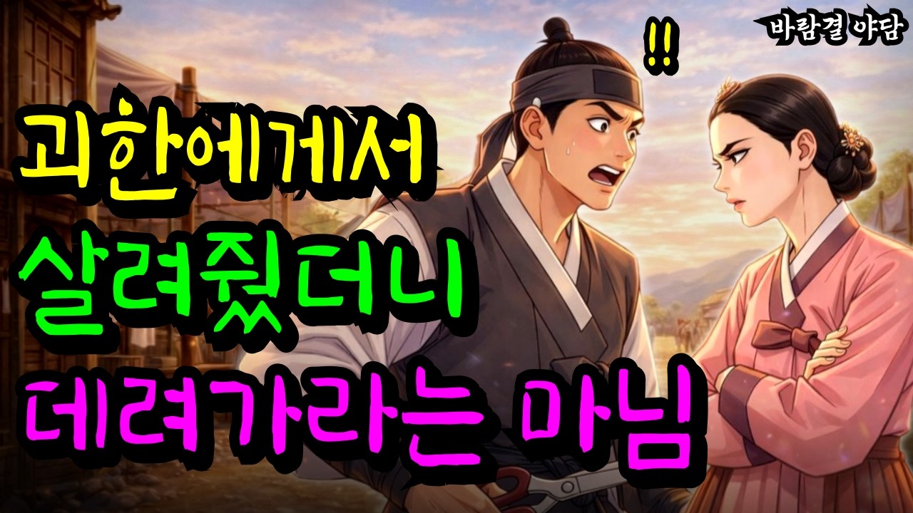 목숨 걸고 왜구떼 물리쳐 살려줬더니, 나를 데려가라는 양반 마님. 조선판 보디가드 | 야담 | 민담 | 옛날이야기 | 수면동화 | 오디오북