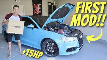 Audi 8V S3/A3 + VW MK7 GTI/R | MST Performance Cold Air Intake Installation and Sound