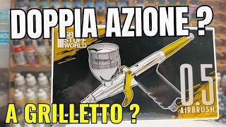 AEROGRAFO a GRILLETTO ECONOMICO  ma doppia azione