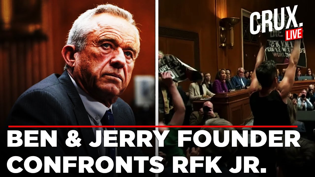 LIVE | Watch: RFK Jr. Jumps Out Of His Seat In Shock As Protesters ...