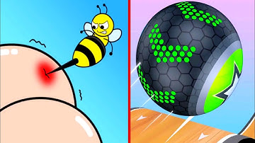 Help Me Tricky Story vs Going Balls - Satisfying ASMR Walkthrough Funny Gameplay All Levels