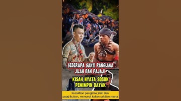 SEBERAPA SAKTI PANGLIMA JILAH DAN PAJAJI DAYAK JIKA DI UKUR #dayak #kalimantan #artis #misteri