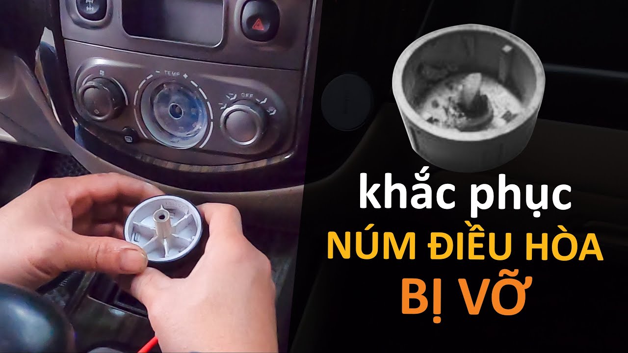 Khắc phục núm điều hòa bị gãy vỡ | Ford Escape |