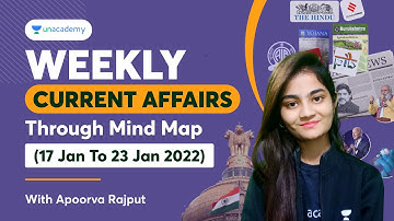 Weekly Current Affairs for UPSC through Mind Map | 17th to 23rd Jan 2022 | With Apoorva Rajput