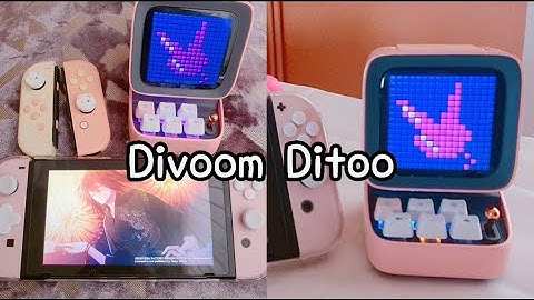 My new Divoom Ditoo speaker