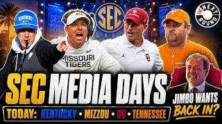 SEC Media Days Day 1: Kentucky, Missouri, Oklahoma and Tennessee, SEC’s Best Offense | TNR 7/18/26