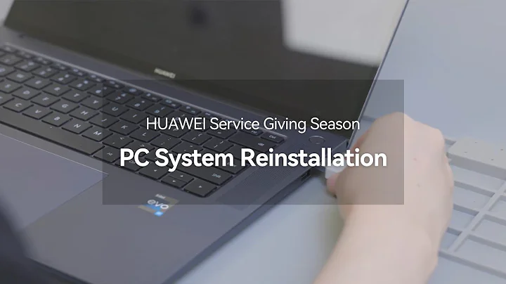 HUAWEI Service Giving Season | PC System Reinstallation