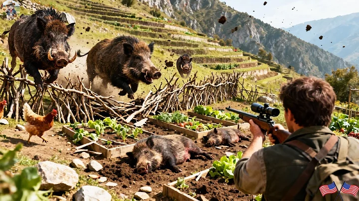 Unbelievable Wild Boar Rampage Destroy Farm – Most Terrifying Attack Ever Caught on Camera!