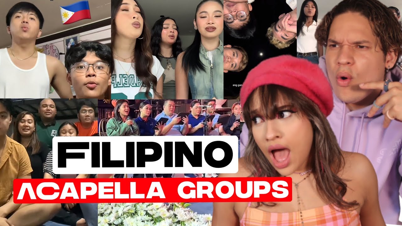 Waleska & Efra react to AMAZING Filipino ACAPELLA groups for the first time