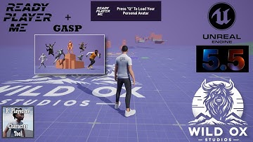 UE5.5 R. Player.me Character Base Tool + GASP integration