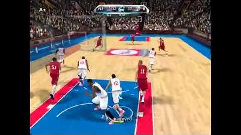 NBA 2k10 My player Game 5 NBA Season