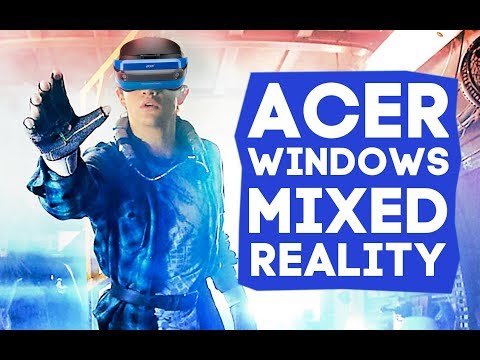 Видео: НЕ Смешанная реальность. Обзор VR-шлема Acer Windows Mixed Reality.