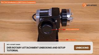 em-smart D65 Rotary Attachment Setup Tutorial